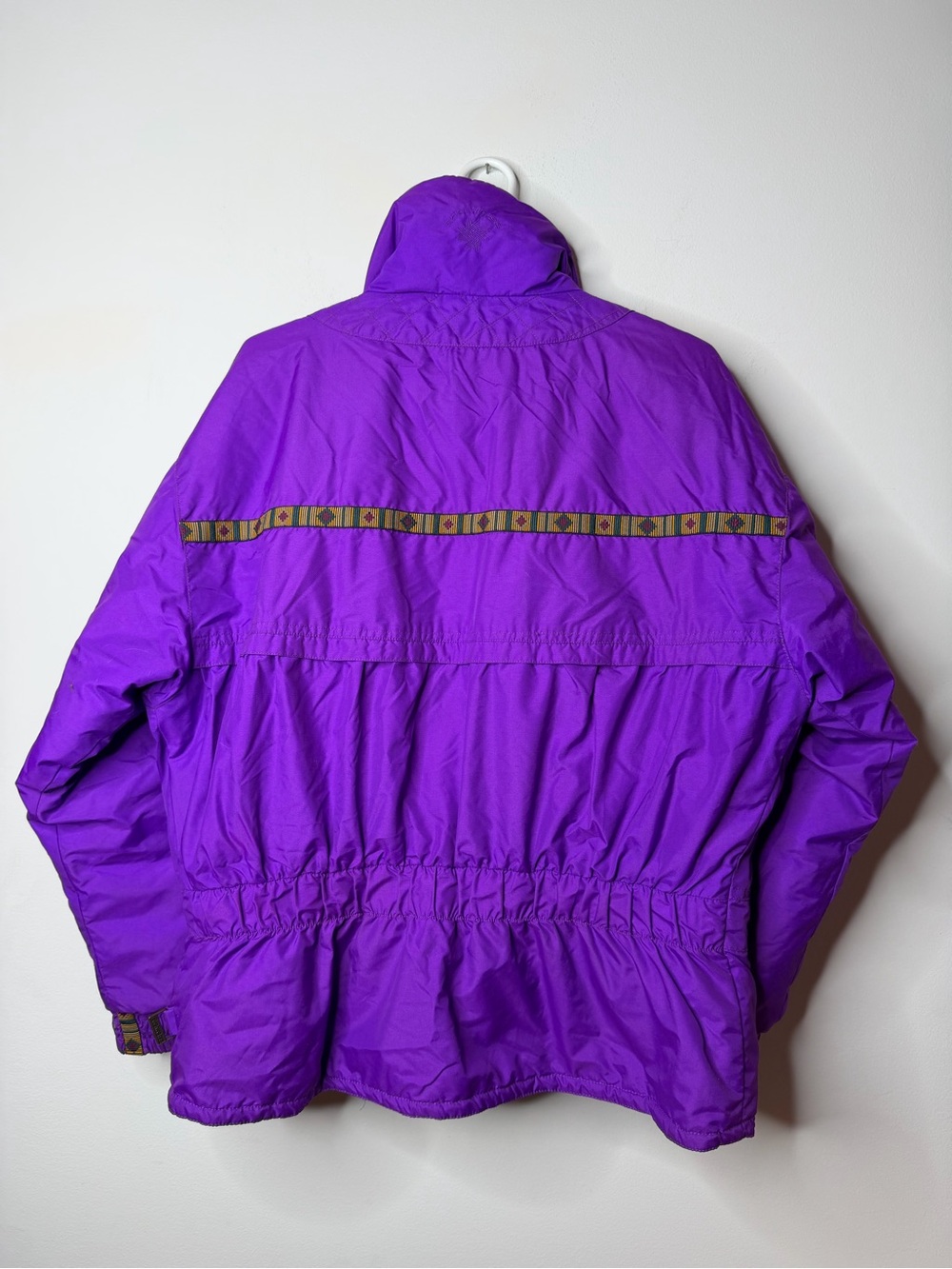 Vintage Edelweiss Purple Teal Ski Jacket Women’s Size M/L Retro 90s Puffer - Picture 10 of 10
